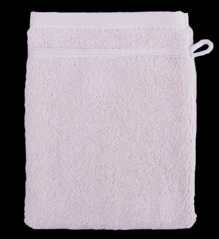 Gant de toilette ecru 16x21 cm