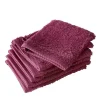 Gant de toilettes magenta purple 2 pièces