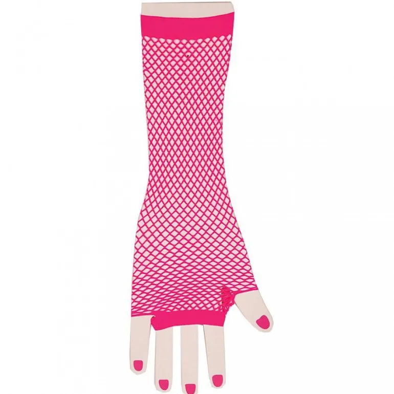 Gant En Résille Fuchsia