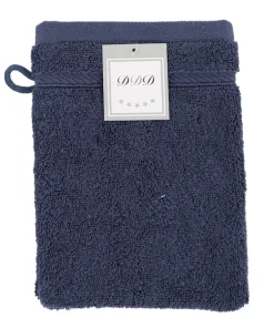 Gant toilette dark blue 16x21 cm