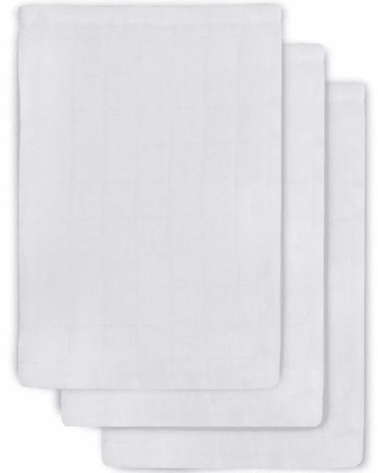 Gants de toilette Hidrophile blanc (3 pièces)