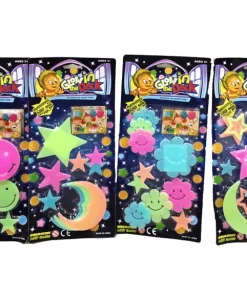 Glow in the dark stickerset par pièce