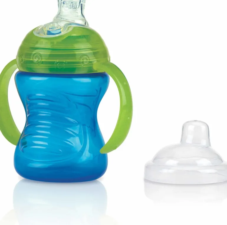 Gobelet anti-goutte Swirl - Bleu - 240ml - 6m+
