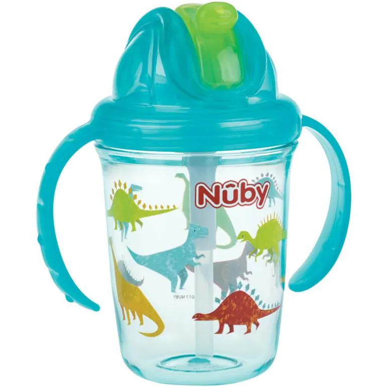 Gobelet Flip-it en Tritan™ avec anses - Aqua - 240ml - 12m+