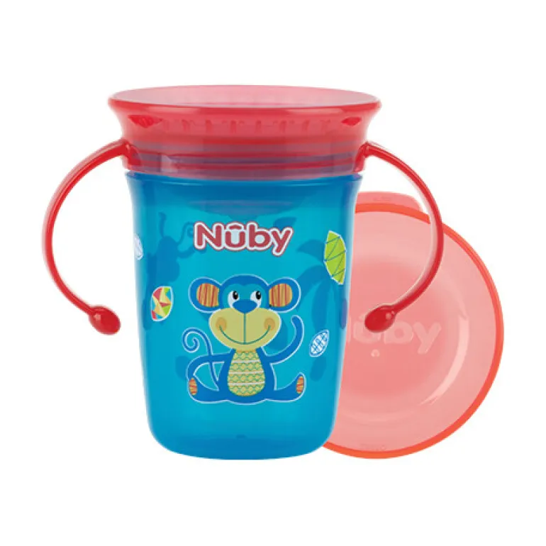 Gobelet magique 360° avec anses - AQUA- 240ml - 6m+