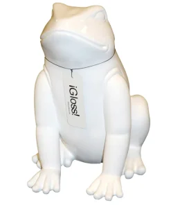 Grenouille glossy blanc