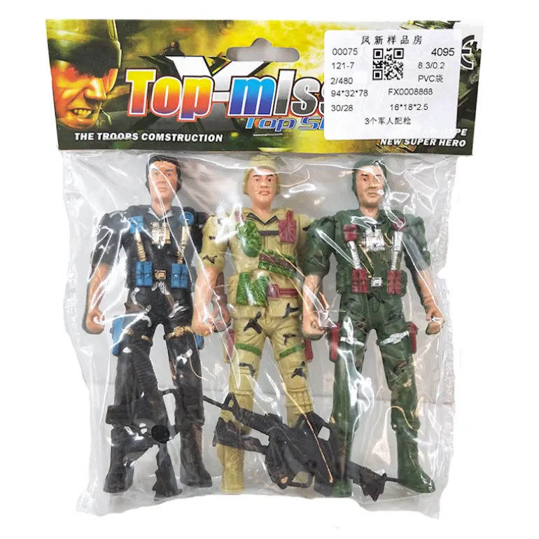 Guerrier militaire 3 pcs