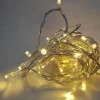 Guirlande lumineuse avec 40 lampes cuivre blanc chaud LED - 3m