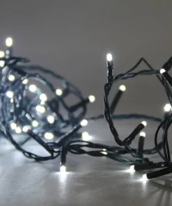 Guirlande lumineuse avec 80 lampes blanc froid LED - 6m