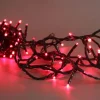 Guirlande lumineuse avec 80 lampes rouge LED - 6m