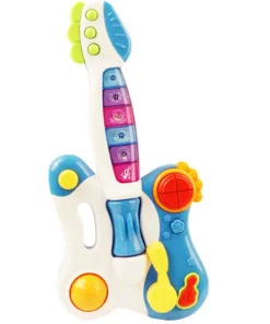 Guitare avec lumière et son bleu