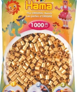 Hama 1000 pcs perles à repasser or