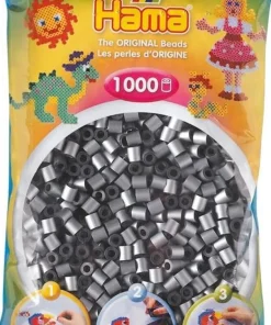 Hama 1000 pcs perles à repasser argent