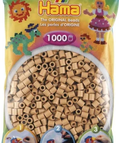 Hama 1000 perles à repasser marron clair