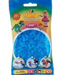 Hama midi perles 1000 pcs aqua transparent