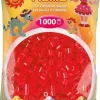 Hama midi perles 1000 pcs rouge transparent