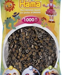 Hama 1000pcs perles brun