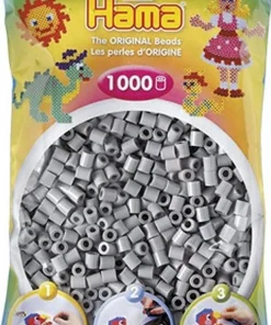 Hama 1000pcs perles gris