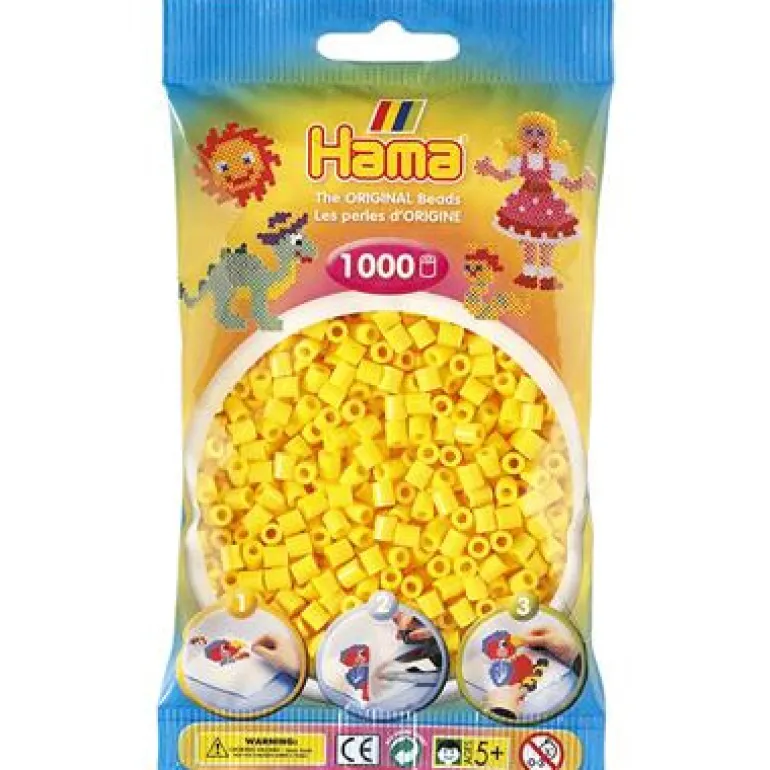 Hama 1000pcs perles jaune