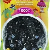 Hama 1000pcs perles noir