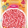 Hama 1000pcs perles rose