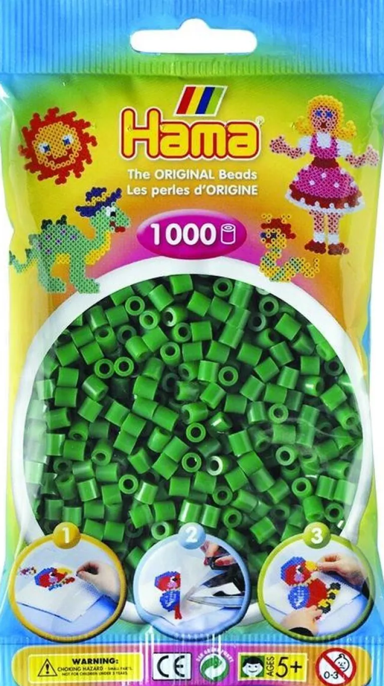 Hama 1000pcs perles vert