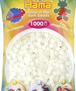 Hama 1000pcs perles vert fluo