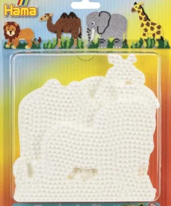 Hama plaques de base perles à repasser 4 pièces animaux