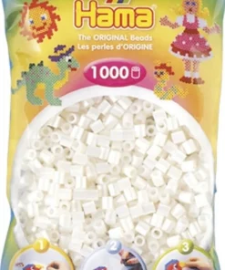 Hama 1000st perles perle blanche