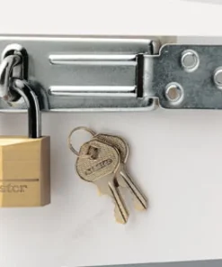 Hasp avec cadenas 40 mm clé