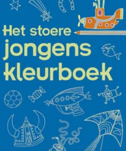 Het stoere jongens kleurboek