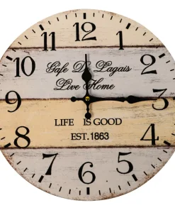 Horloge murale Life is good 34 cm