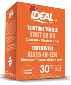 Ideal mini teinture textile orange 230 g