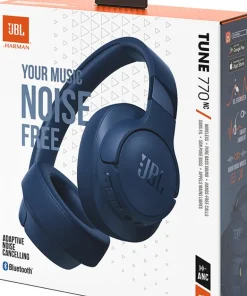 JBL Tune 770NC Casque sans fil circum-auriculaire - Réduction de bruit - Bleu