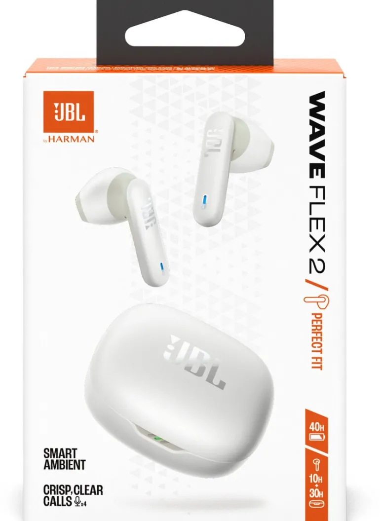 JBL Wave Flex 2 True Wireless écouteurs NC - Blanc