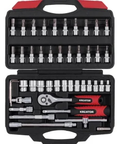 Jeu à douilles 46 pièces 1/4''