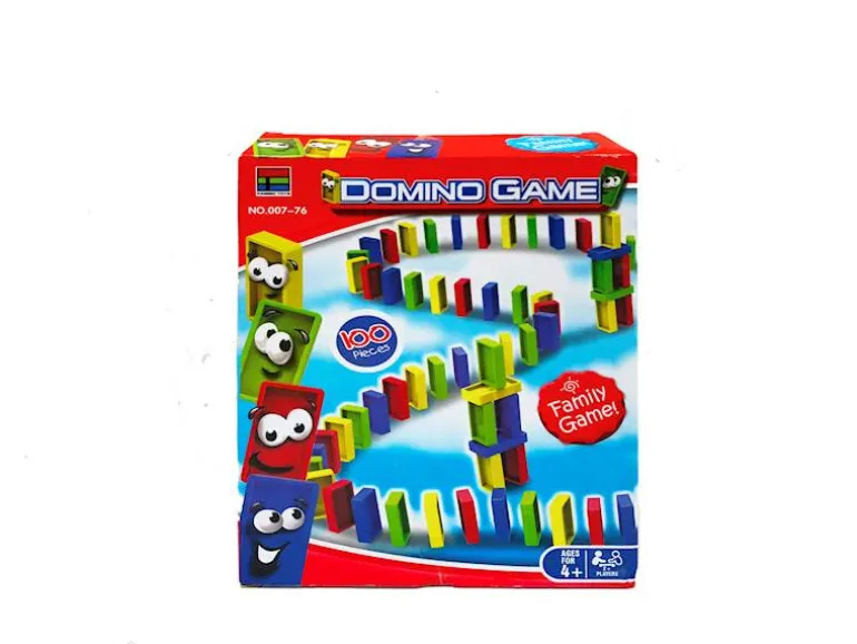 Jeu de blocs de domino 100 pièces