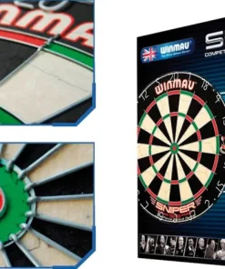 Jeu de fléchettes Winmau Sniper + 2 sets de fléchettes