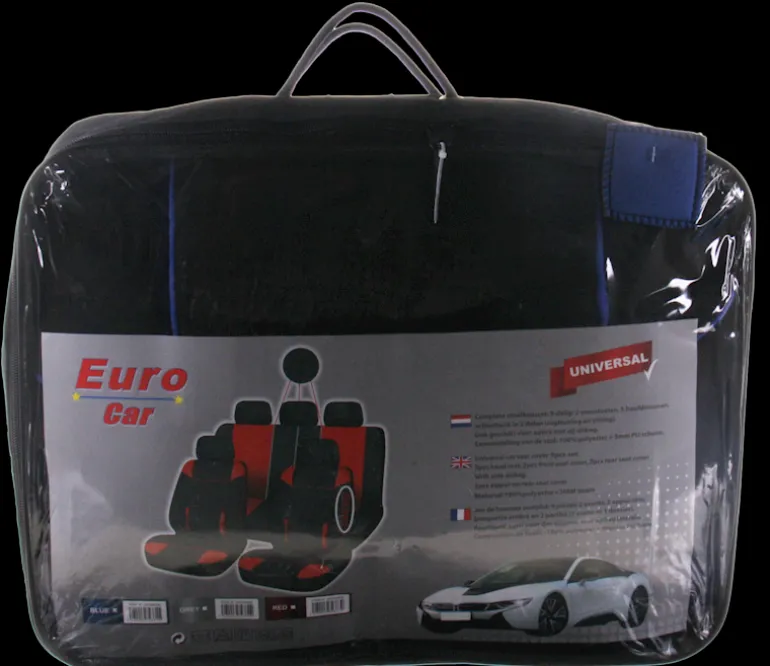 Jeu de housses de luxe bleu