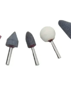 Jeu de meules sur tige 6 mm 5 pièces