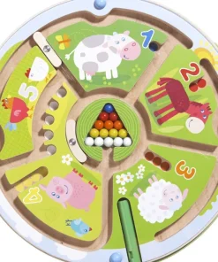 Jeu magnétique labyrinthe de chiffres