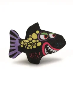 Jouet chat textile blackie 7,5 cm