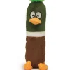 Jouet chien en peluche / caoutchouc kwakel 25 cm