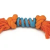 Jouet chien spiralo orange / bleu