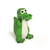 Jouet latex crocodile vert 12 cm