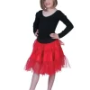 Jupe en Tulle Rouge Fille - Taille Unique