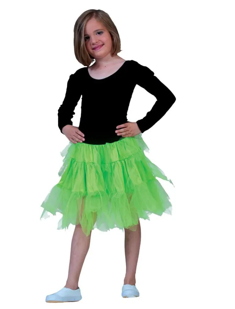 Jupe en Tulle Vert Fille - Taille Unique