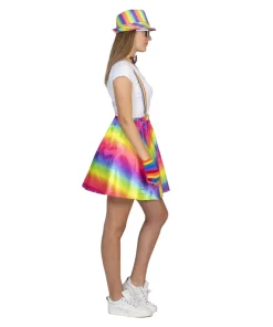 Jupe Pride Arc-en-ciel Rosy Femme - Taille unique