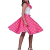 Jupe Rock 'N Roll Rose Femme - Taille unique