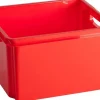 Keter Crownest Boîte de Rangement Rouge - 42,6x36,1x26cm - 30L